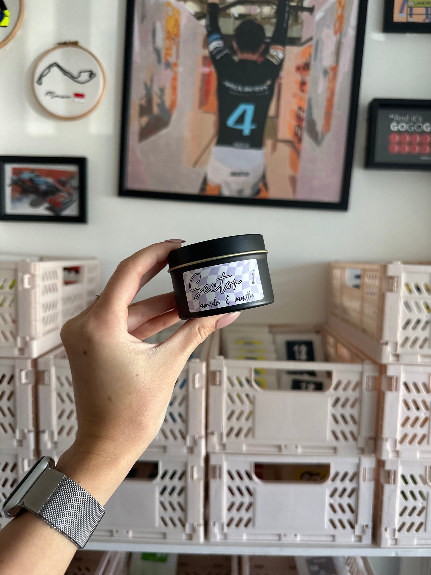 F1 inspired candles